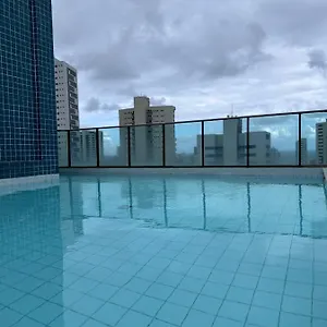 Apartamento Flat - Boa Viagem Ate 5 Pessoas, Andar Alto Vista Mar, Piscina, Wifi 500mbps,, Recife